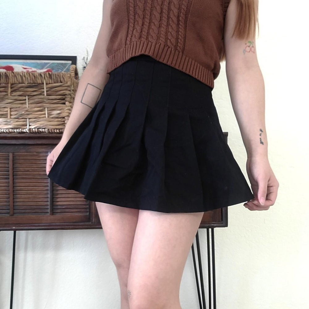 Black (MAMBA jeans) school skirt